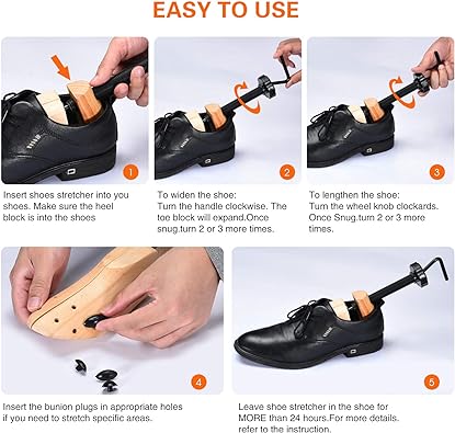 Anleitung zur Verwendung von ShoeStretcher Pro Schuhspannern.