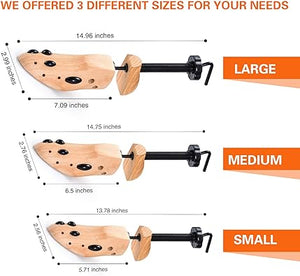 ShoeStretcher Pro Schuhspanner in drei verschiedenen Größen
