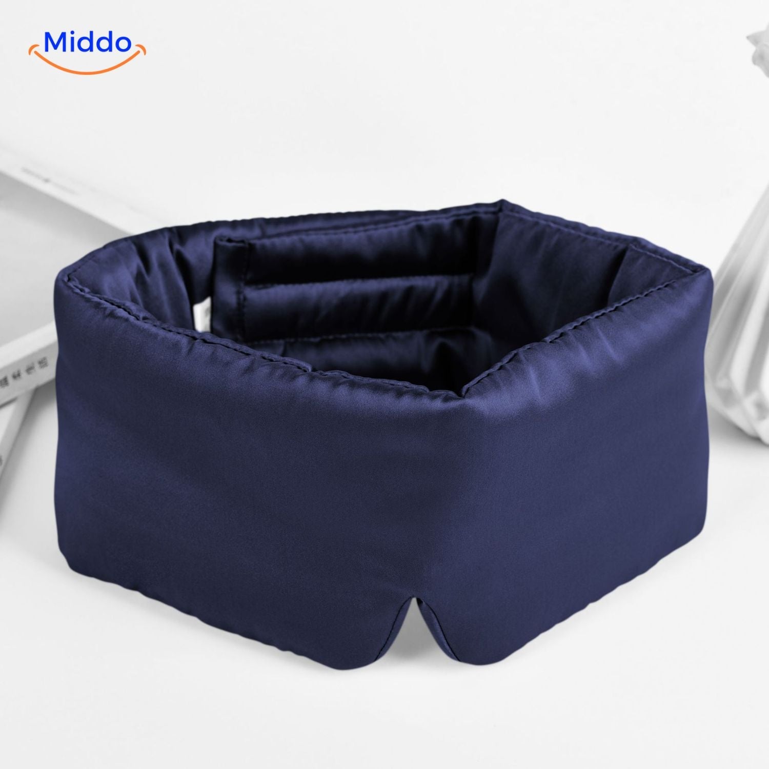 SilkDream Maske navy satin Augenmaske