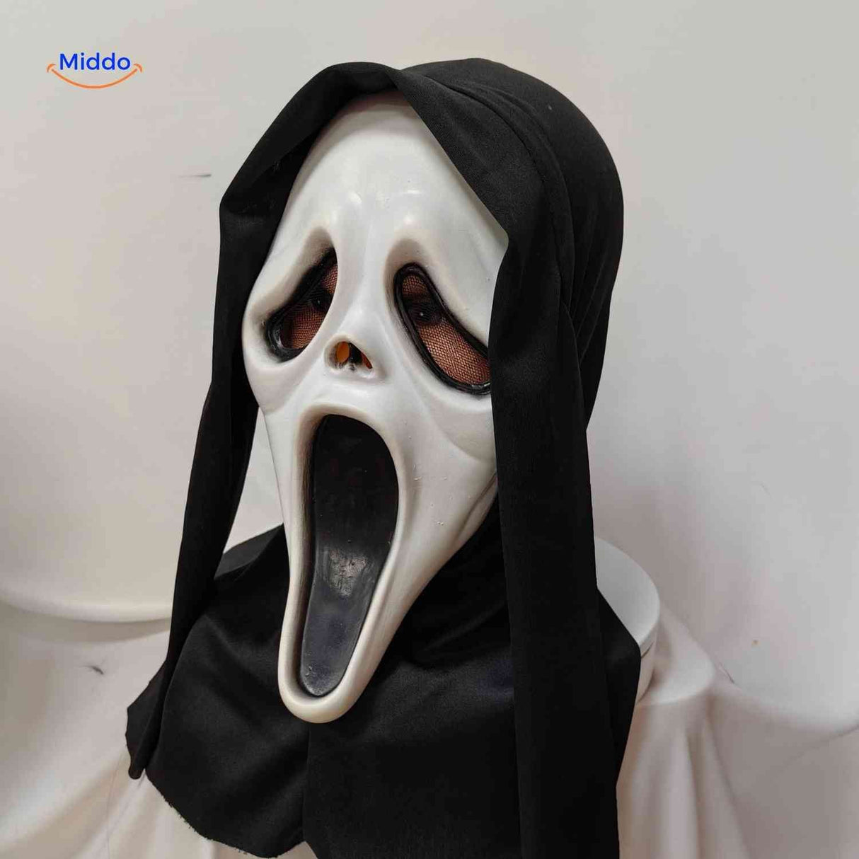 Skullora Halloween-Maske mit offener Mundpartie | www.middo.de