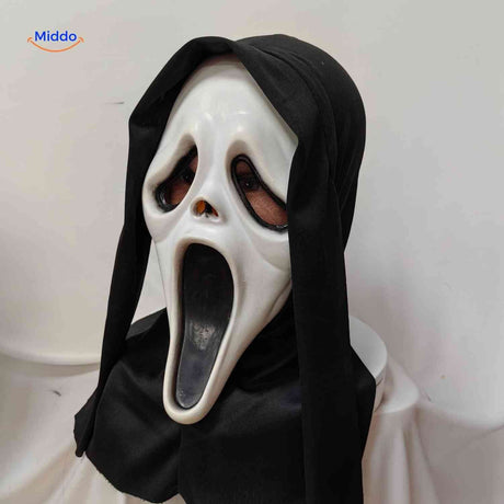 Skullora Halloween-Maske mit offener Mundpartie | www.middo.de
