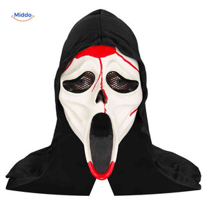 Skullveil Maske – die gruselige Halloween-Schrei-Maske Besuchen Sie jetzt www.middo.de und verwandeln Sie Ihr Halloween mit unserer furchterregenden Skullveil Maske!