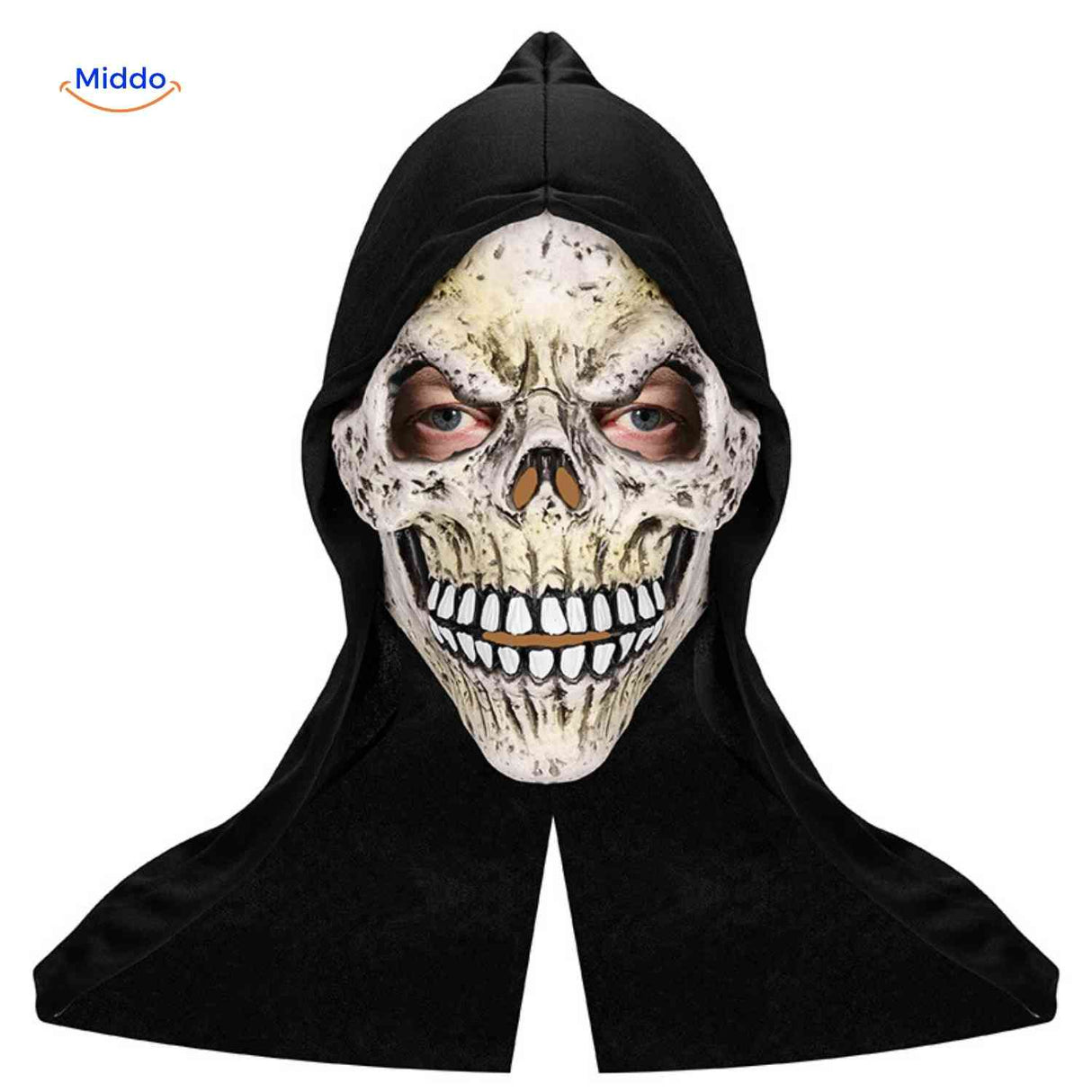 Skullveil Maske - Gruseliges Halloween-Skull-Maskenbild auf