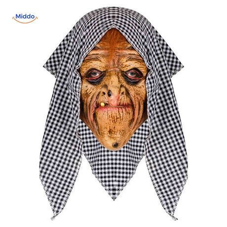 Skullveil Maske Hexenmaske mit Rautenmuster www.middo.de