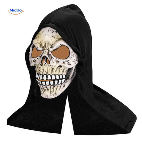 Skullveil Maske – Horrorschädelmaske mit Kapuze kaufen auf www.middo.de