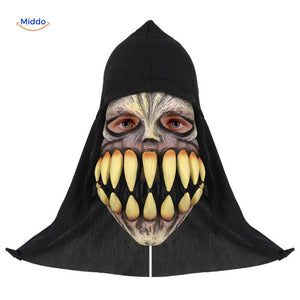 Skullveil Maske Monster mit großen Zähnen Horror www.middo.de