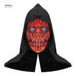 Skullveil Maske - Flammend rotes Horror-Schädelmaske | www.middo.de