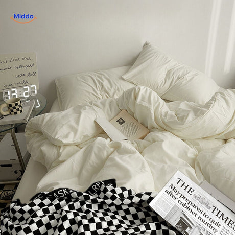 SleepNest Gemütliches Schlafset gelb und creme mit Stil www.middo.de
