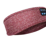 Rotes Sleepband mit Bluetooth-Steuerelementen und bequemer Passform