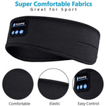 Sleepband schwarz Sport-Stirnband aus bequemer elastischer Stoffe