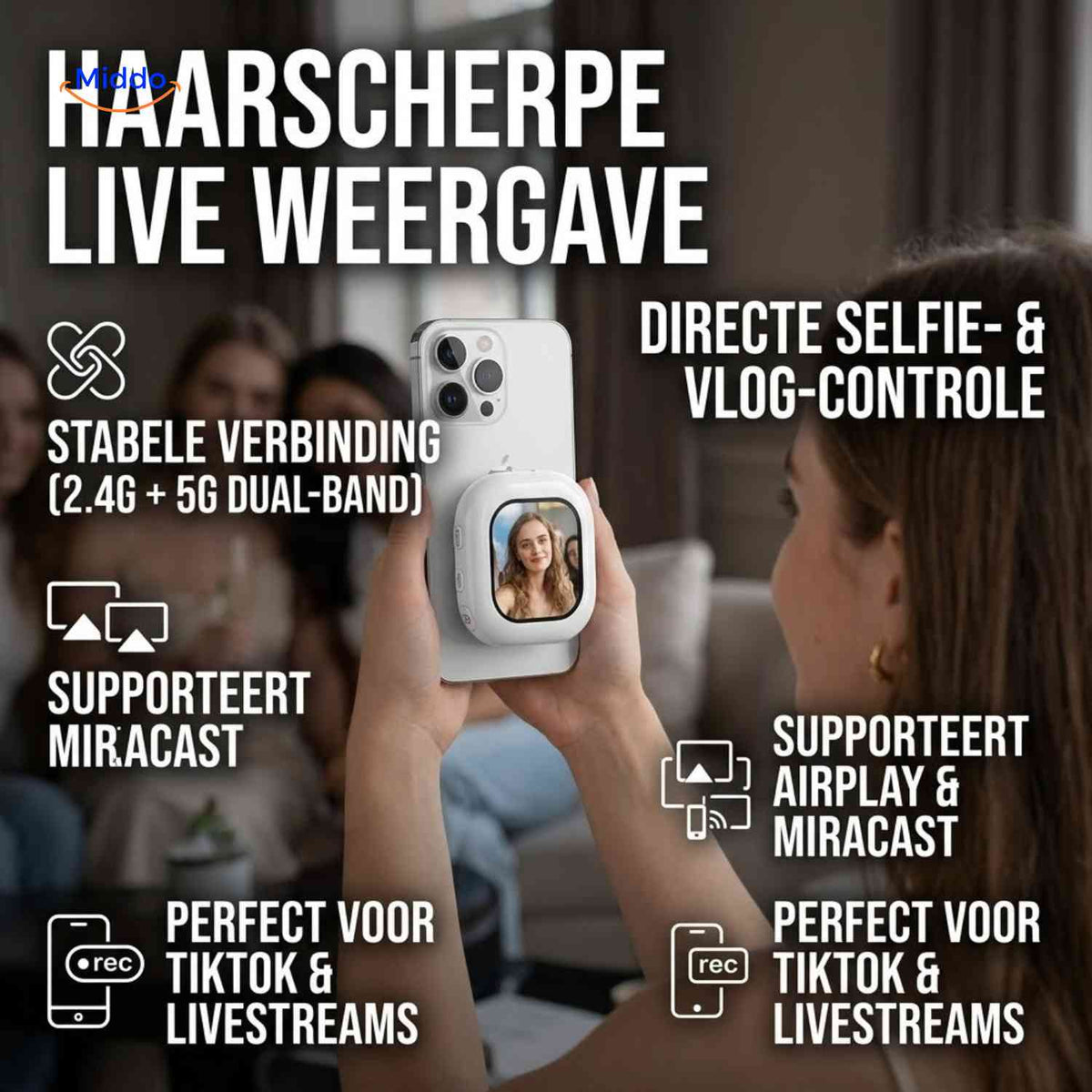 SnapView™ Selfie-Monitor, Produktansicht 04