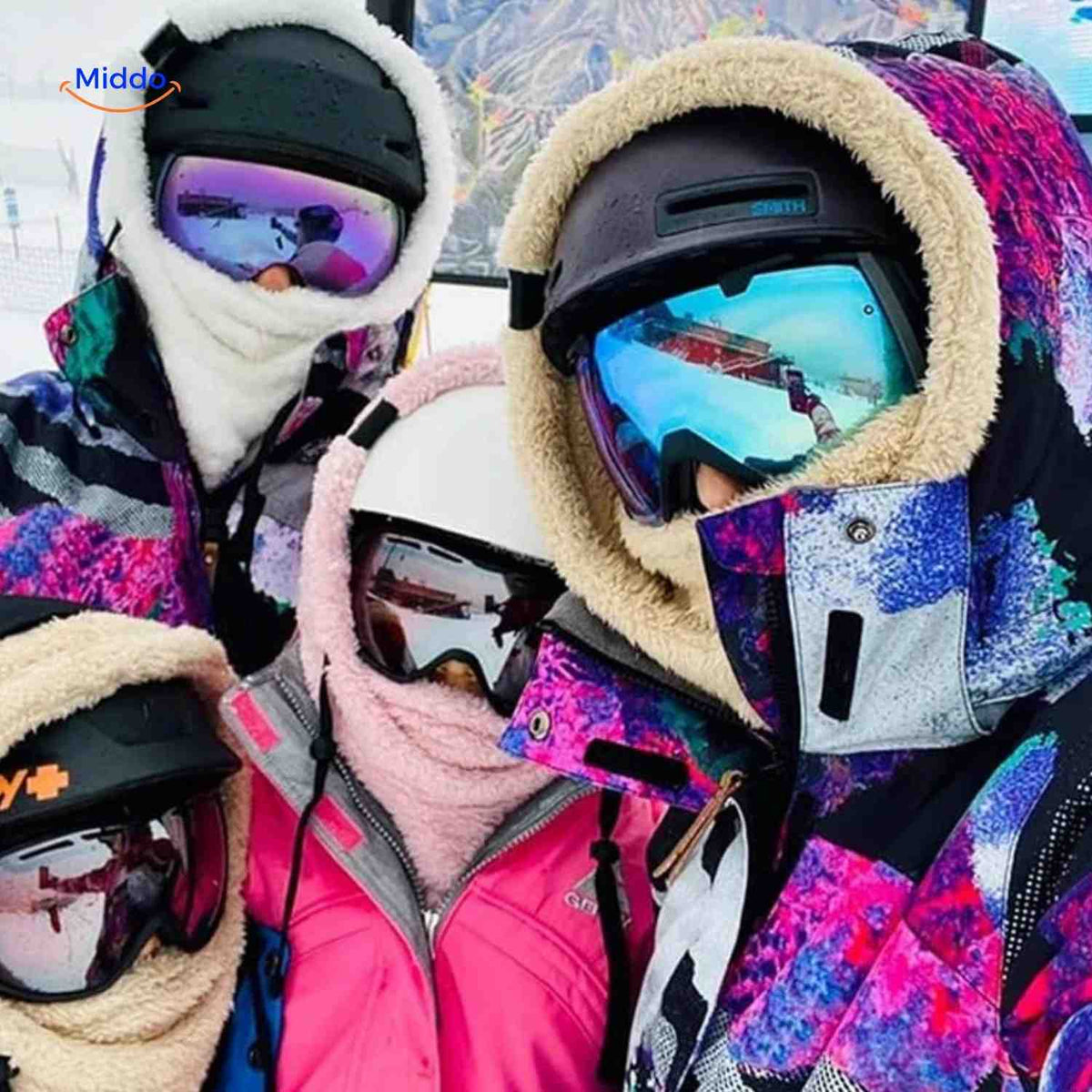 SnowShield Wintermütze – ideal für Schnee, Ski und Snowboard. Diese flauschige Kapuze hält Sie warm und ist perfekt für kalte Tage. Entdecken Sie mehr auf !