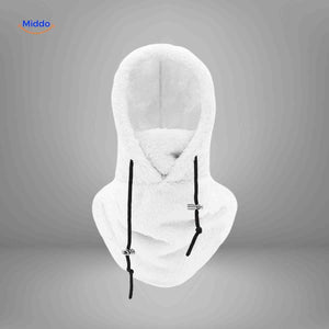SnowShield Wintermütze mit Fleece-Kapuze - Warmer Schal für perfekten Schutz. Besuchen Sie uns auf www.middo.de!
