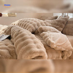 SnuggleBunny Plüschset Beige Gemütliches Bettset www.middo.nl