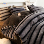 SnuggleBunny Plüsch-Set Grau mit Streifen www.middo.de