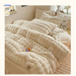 SnuggleBunny Plüschset Weiß – Bequemes Bettset www.middo.nl