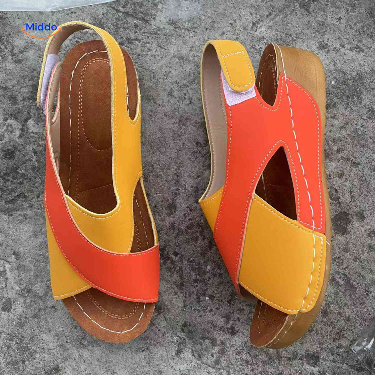 Soleva Sandalen leichte Damen Sandalen mit weiche Sohle