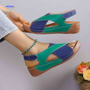 Soleva Sandalen sportliche Damen Sandalen mit verstellbarem Riemen