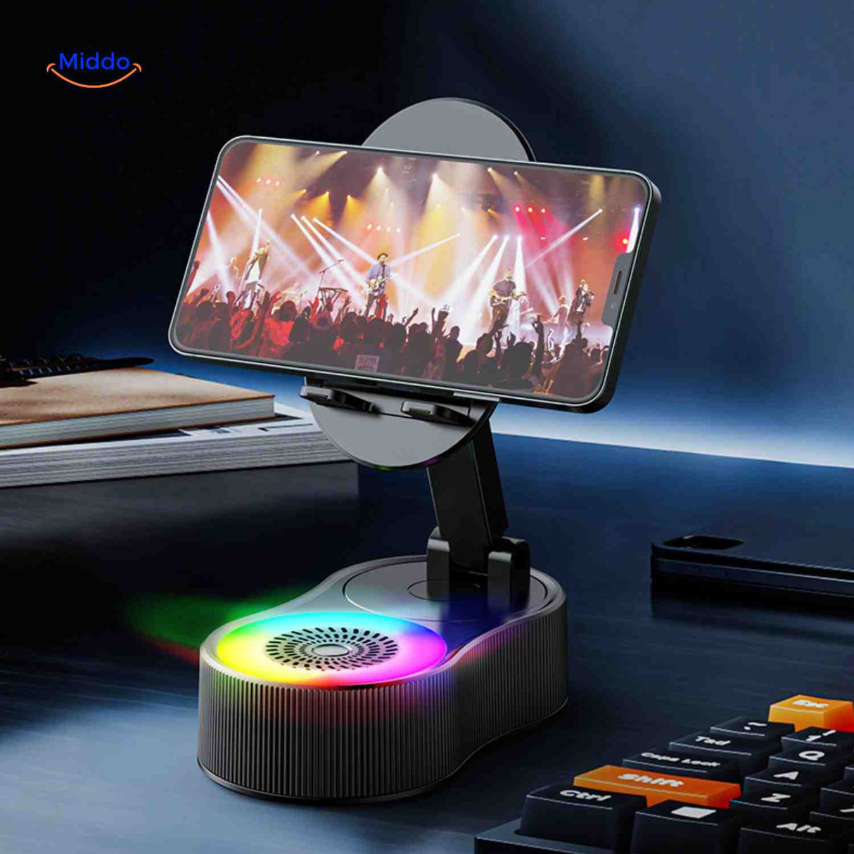 SoundMate Lautsprecher mit Smartphone-Videofunktion www.middo.de