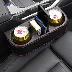 SpaceMate Autositz Organizer im Autositz mit Platz für Getränke und Telefon