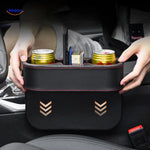 SpaceMate Autositztaschenorganizer mit zwei Becherhaltern und Stauraum www.middo.nl