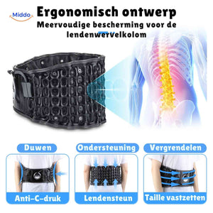 SpineRelief Gürtel ergonomisches Design mit mehrfacher Rückenunterstützung