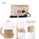 SpineRelief Riem Vergleich der Rückenstütze mit 20 cm und 13 cm Höhe www.middo.nl