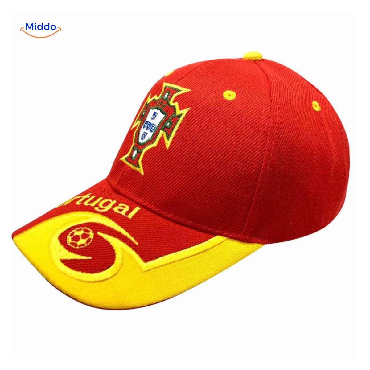 Sportiva Cap Portugal Fußball-Cap Emblem www.middo.de