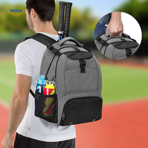Sportivo Rucksack Rucksack mit Tennisbällen und Stauraum