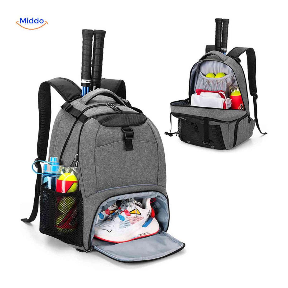 Sportivo Rucksack Sportrucksack mit belüfteter Rückseite