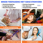 Breite Anwendung mit 128Hz Stimmgabel von www.middo.nl