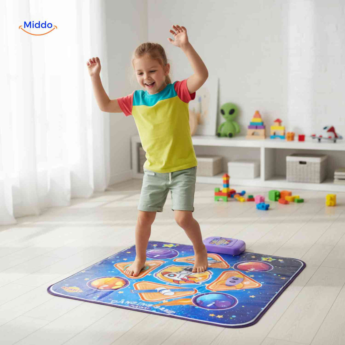 StepTune Baby-Musikmatte mit Trommel und Klaviertasten