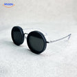 SunGuard ND9 Rundsonnenbrille mit Schwarz
