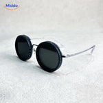 SunGuard ND9 Rundsonnenbrille mit Schwarz