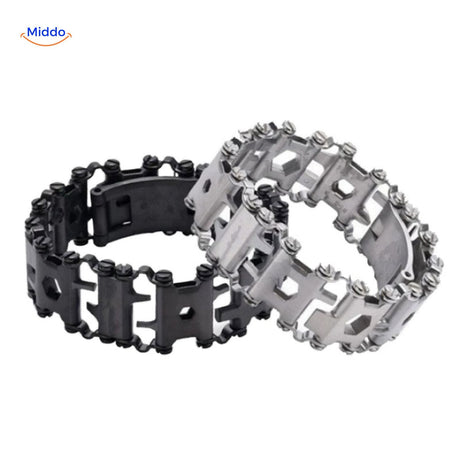 SurvivePro Multi-Tool Armband in der Box gespeichert