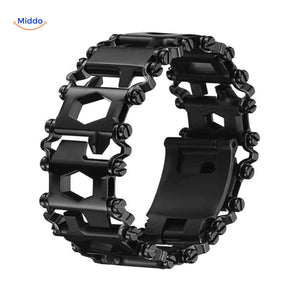 SurvivePro Multi Tool Armband schwarze multifunktionale Armband