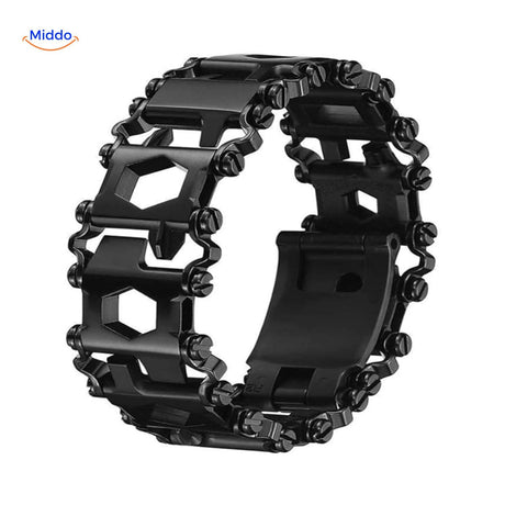 SurvivePro Multi Tool Armband schwarze multifunktionale Armband