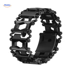 SurvivePro Multi Tool Armband schwarze multifunktionale Armband www.middo.nl