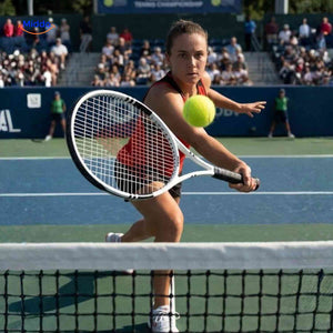Tennixo Tennisset Tennisschläger Aktionsschlag Spielfeld