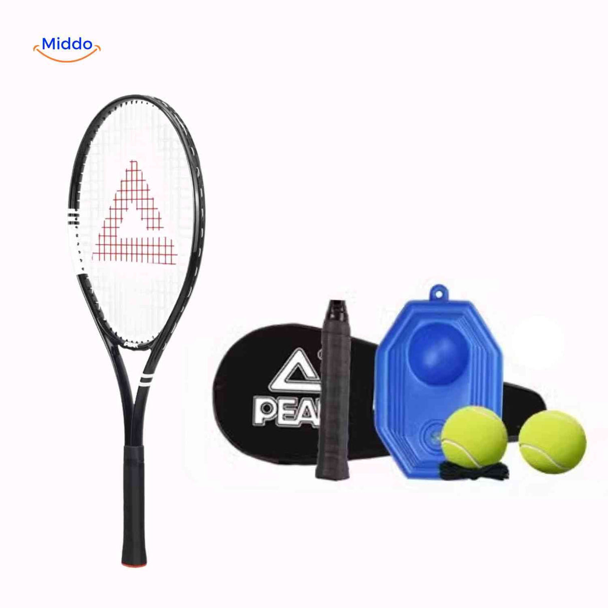 Tennixo Tennisset Tennisschläger stilvoller sportlicher Rahmen