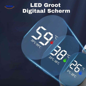 ThermoGauge Wasserhahn-Messgerät mit großem digitalen Display | www.middo.de
