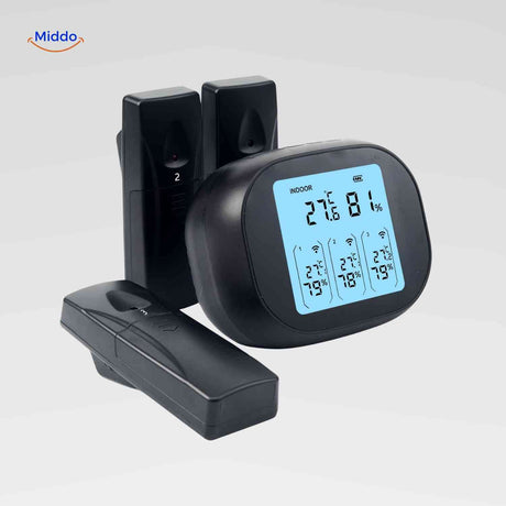 ThermoSense Mehrzonen-Thermometer und Hygrometer mit mehreren Sensoren
