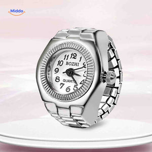 Timevera Ring-Uhr rund, weiß, verstellbar – Jetzt bei www.middo.de entdecken!