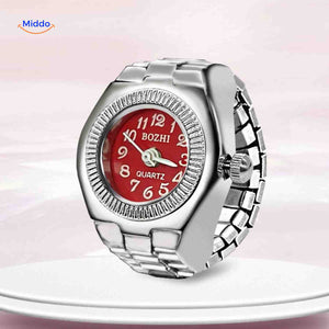 Timevera Ring Uhr Rot Rund Elegant Unisex – Jetzt entdecken auf www.middo.de
