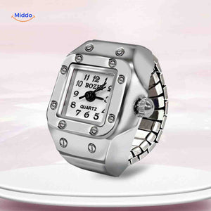 Timevera Ring-Uhr mit elegantem Zifferblatt für Unisex - www.middo.de