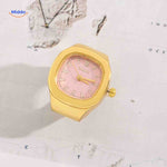 Timora Armbanduhr in Gold mit Rosé-Zifferblatt – www.middo.de