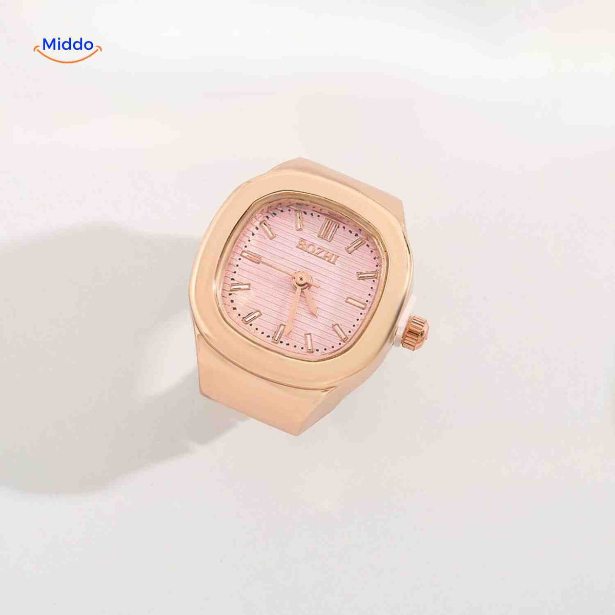 Timora Ringuhr in Roségold mit rosegoldenem Zifferblatt – Jetzt auf www.middo.de entdecken!