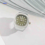 Timora Ring-Uhr Silber mit grünem Zifferblatt – jetzt entdecken auf www.middo.de