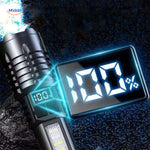 Torchlite Taschenlampe LED mit hellem 100 Prozent Anzeigeindikator www.middo.de