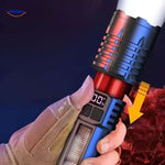 Torchlite Taschenlampe wiederaufladbare LED-Lampe mit schraubbarem Kopf und Anzeige www.middo.de